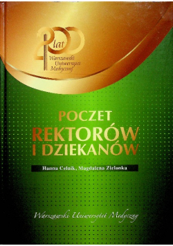 Celnik poczet rektorów i dziekanów