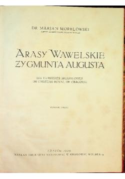 Arasy wawelskie Zygmunta Augusta 1929 r.