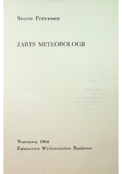 Zarys meteorologii