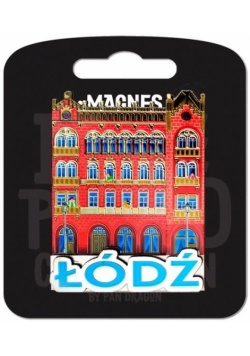 Magnes I love Poland Łódź ILP-MAG-C-LOD-07