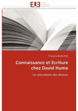Connaissance et ecriture chez david hume