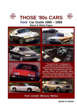 Those 80s Cars - Ford (Black & White)