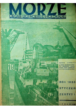 Morze numer 1 do 12 1933 r.