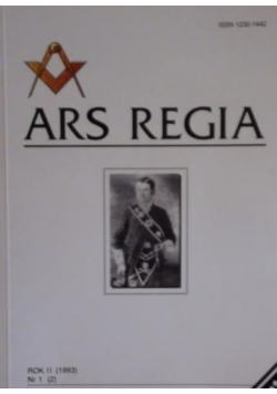 Ars Regia nr 1 1993 czasopismo