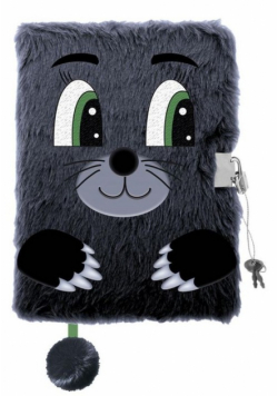 Pamiętnik z kłódką 3D włochacz MY LITTLE FRIEND MOLE A5, 96 kartek