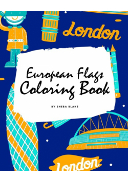 European Flags of the World Coloring Book for Children (8x10 Coloring Book / Activity Book)