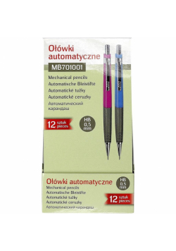 Ołówek automatyczny HB 0,5mm (12szt)