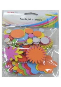 Naklejki z pianki 72szt