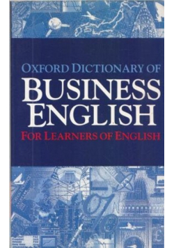 Oxford Dictionary of Business English