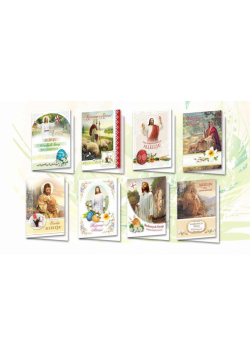 Karnet B6 Wielkanoc (10szt.) religijne MIX