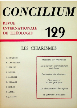 Concilium 129 Les Charismes