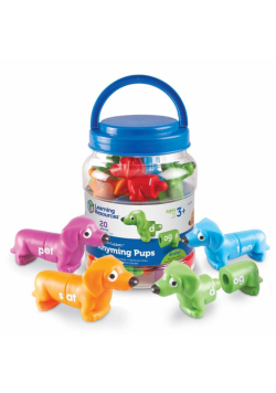 Figurki do nauki liter i poznawania.. Pieski