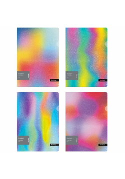 Obwoluta A4 PP Gradient wzorzysta MIX (4szt)