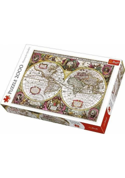 Puzzle 2000 Mapa Ziemi TREFL