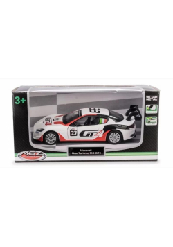 MSZ 1:43 Maserati GranTurismo MC GT4/67355A/white