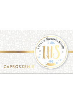 Zaproszenie PMZ-062 Komunia (5 szt.)