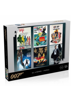 Puzzle 1000 James Bond 007 Actor debut
