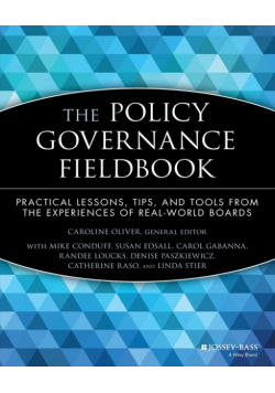 Policy Governance Fieldbook