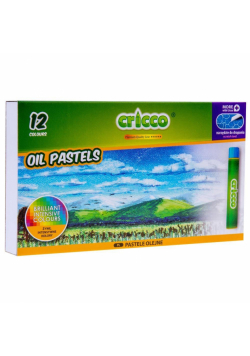 Pastele olejowe 12 kolorów CRICCO