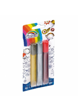Klej brokatowy 3 kolory x 13ml FIORELLO