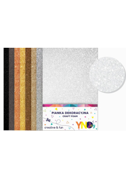 Pianka dekoracyjna Brokat glam 8 kol NC-019 NOSTER