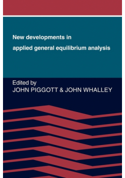 New Developments in Applied General Equilibrium Analysis