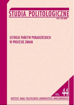 Ustroje Państw Poradzieckich w procesie zmian vol 44