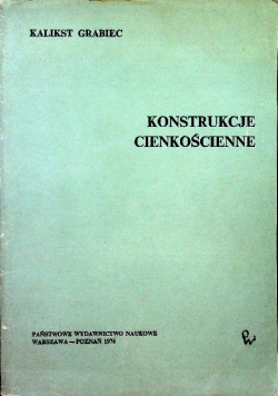 Konstrukcje cienkościenne