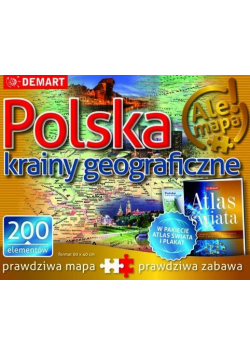 Puzzle: Polska-krainy geograficzne+atlas