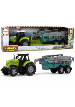 Traktor opryskiwacz zielony