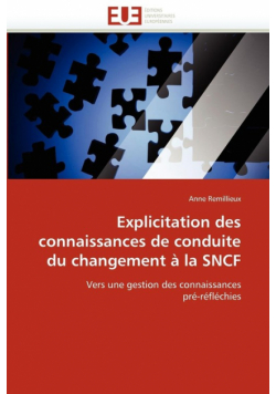 Explicitation des connaissances de conduite du changement à la sncf