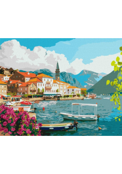 Malowanie po numerach - Lato w Zatoce Kotor 40x50