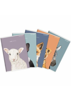 Zeszyt A5/60K linia Animal (10szt) TOP2000