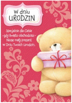 Karnet B6 FF-281 Urodziny