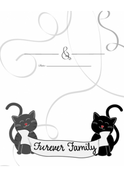 Cat Wedding Guest Book - Pet Lovers