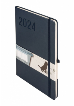 Kalendarz 2024 Minimalizm B5 TNS granat