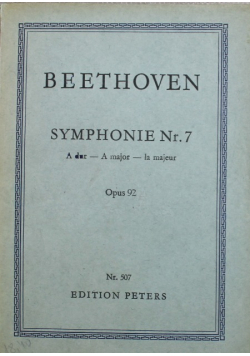 Beethoven Symphonie nr 7 A dur