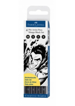Zestaw do kaligrafii Manga 4szt FABER CASTELL