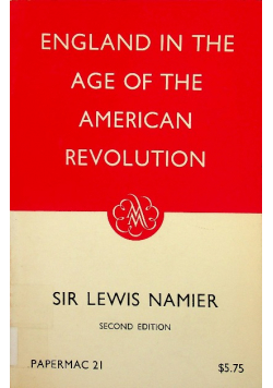 England in the Age of the American Revolution