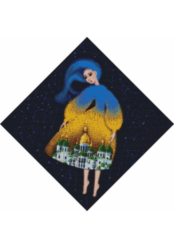 Diamentowa mozaika - Berehynia Sofiiwska 40x40cm