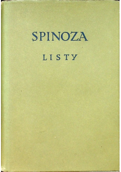 Spinoza Listy