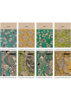 Notatnik ozdobny 125x200/120K linia TW FRESH