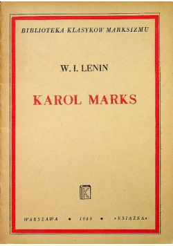 Karol Marks 1948 r.