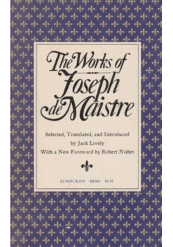 The works of Joseph de Maistre