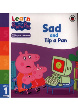 Learn with Peppa Phonics Level 1 Book 2 - Sad and Tip a Pan (Phonics Reader)