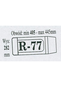 Okładka książkowa regulowana R77 (50szt) IKS