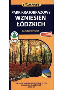 Mapa turystyczna - PK Wzniesień Łódzkich 1:30 000
