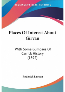 Places Of Interest About Girvan