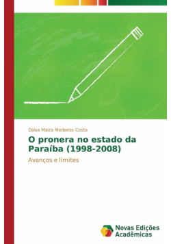 O pronera no estado da Paraíba (1998-2008)