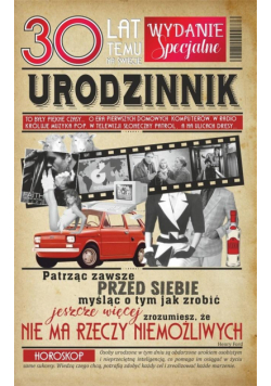 Kartka okolicznościowa Urodziny 30 U45